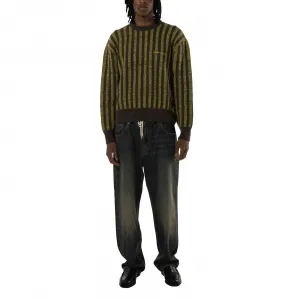 Goodies Sportive Pre-Internet Knit Cashmere "Brown" (PIK25-BROWN-MUSTARD)