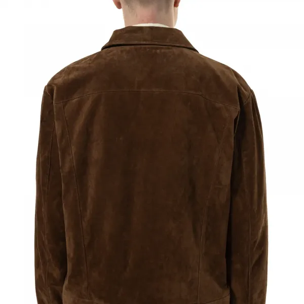 Goodies Sportive Premium Kombu Real Suede Jacket "Brown" (KSJ25-BROWN)