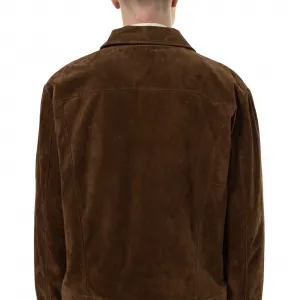 Goodies Sportive Premium Kombu Real Suede Jacket "Brown" (KSJ25-BROWN)