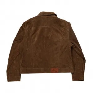 Goodies Sportive Premium Kombu Real Suede Jacket "Brown" (KSJ25-BROWN)