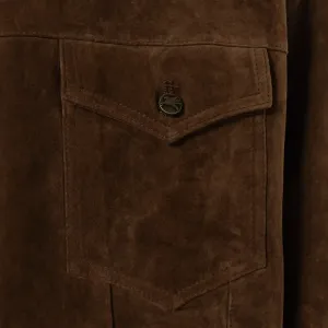 Goodies Sportive Premium Kombu Real Suede Jacket "Brown" (KSJ25-BROWN)