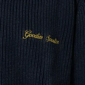 Goodies Sportive Washed Insignia Premium Knit "Blue" (IKP25-BLUE-MUSTARD)