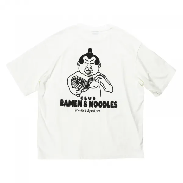 Goodies Sportive Noodles Tee "White" (NWT25-WHITE)