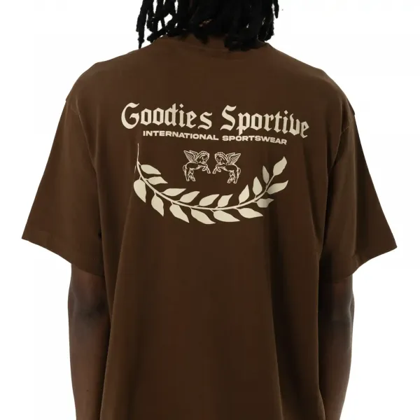 Goodies Sportive Caesar Tee "Brown" (CBT25-BROWN)