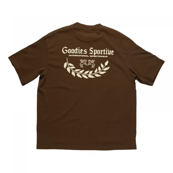 Goodies Sportive Caesar Tee "Brown" (CBT25-BROWN)