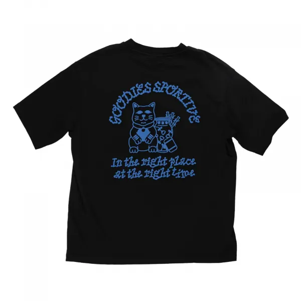 Goodies Sportive Cats Tee "Black" (CBKT25-BLACK)