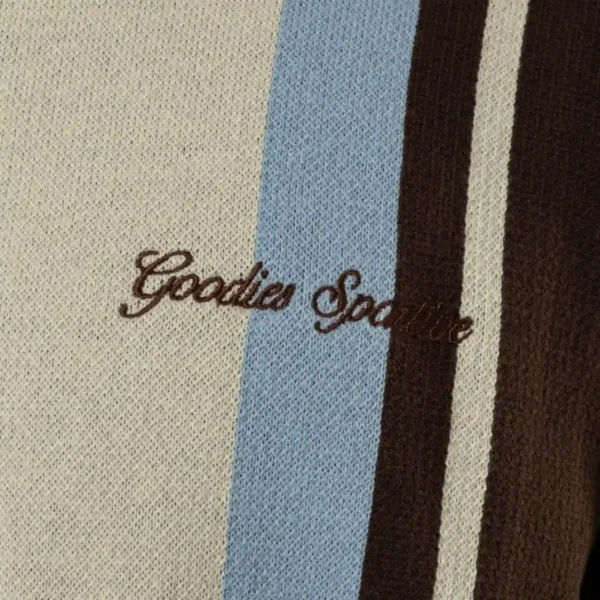 Goodies Sportive Niagara Polo "Choco" (NP25-CHOCO-BLUE-ECRU)