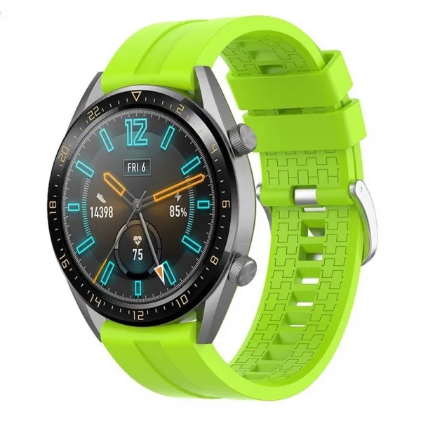 BStrap Silicone Cube remienok na Huawei Watch GT2 Pro, fruit green (SHU004C0607)