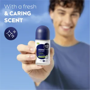 NIVEA MEN Derma Control Sensitive guličkový antiperspirant pre citlivú pokožku 50 ml