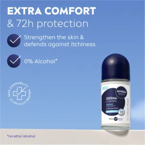 NIVEA MEN Derma Control Defend guličkový antiperspirant 72h 50 ml