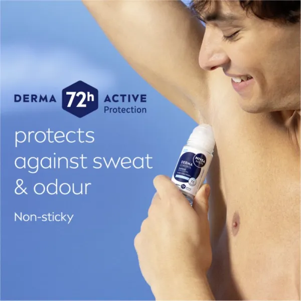 NIVEA MEN Derma Control Defend guličkový antiperspirant 72h 50 ml