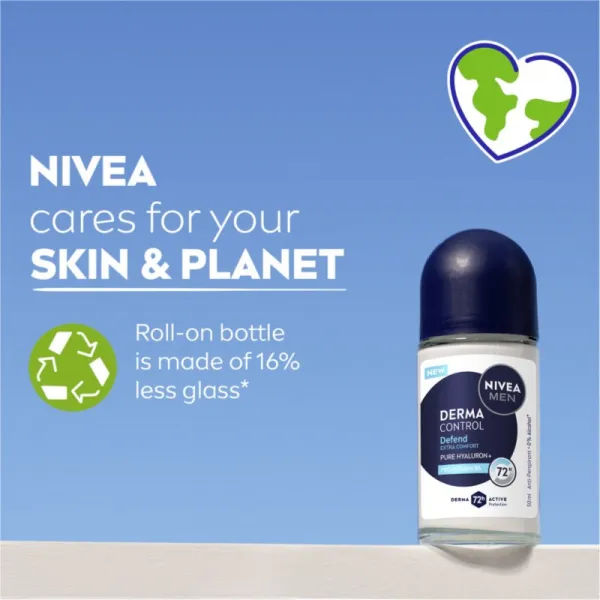 NIVEA MEN Derma Control Defend guličkový antiperspirant 72h 50 ml