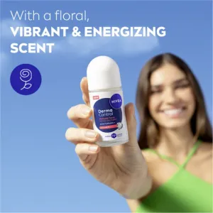 NIVEA Derma Control Natural Tone guličkový antiperspirant proti tmavým škvrnám 50 ml