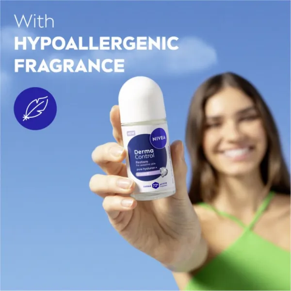 NIVEA Derma Control Restore guličkový antiperspirant 72h 50 ml