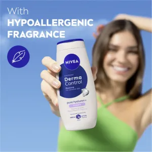NIVEA Derma Control Restore hydratačný sprchový gél s kyselinou hyalurónovou 250 ml