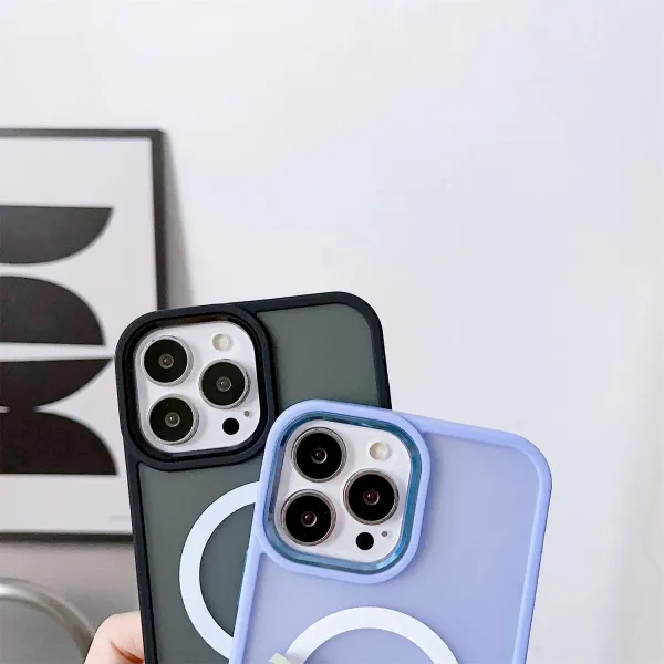 MG Color Matte MagSafe kryt na iPhone 15 Plus, bordový