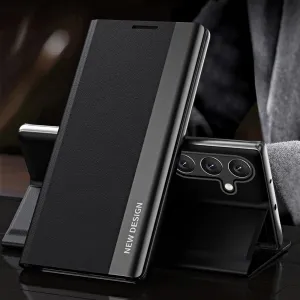 MG Sleep Case knižkové puzdro na Samsung Galaxy A56, čierne