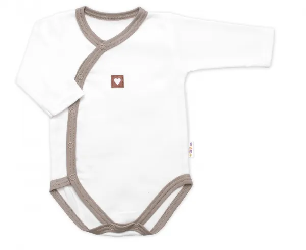 Rastúca výhodná sada, 3x Body pre bábätko Nature Unisex - modrá/béžová/taupe