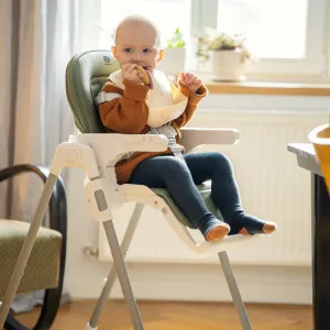 PETITE&MARS Poťah sedadla a podnos k detskej stoličke Gusto Ochra Crowns