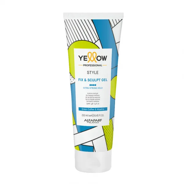 Gél na vlasy s extra silnou fixáciou Yellow Professional Style Fix  a  Sculpt Gel - 250 ml + darček zadarmo