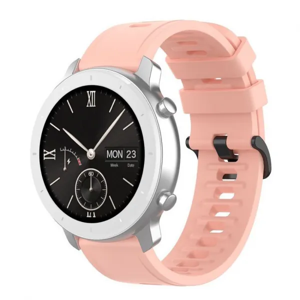 BStrap Silicone remienok na Xiaomi Amazfit GTR 42mm, sand pink (SXI010C04)