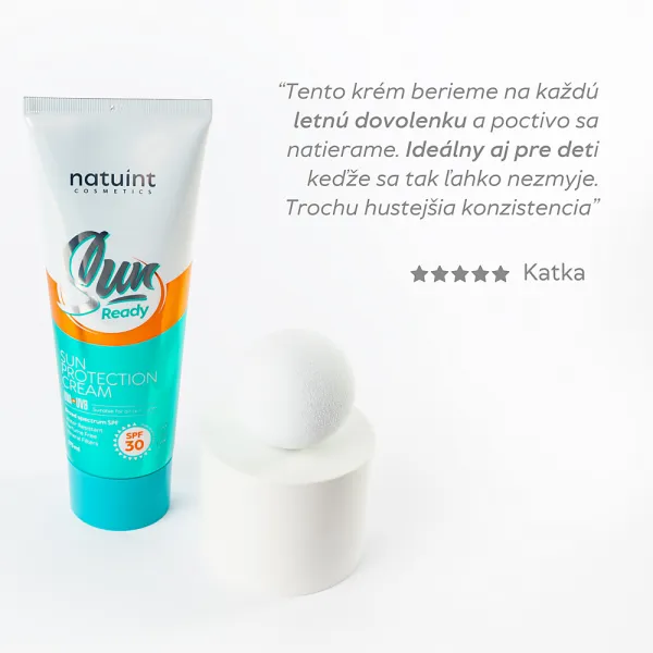 Natuint cosmetics - Ochranný telový krém proti slnečnému žiareniu - SPF 30