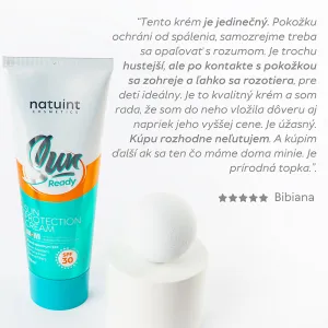 Natuint cosmetics - Ochranný telový krém proti slnečnému žiareniu - SPF 30