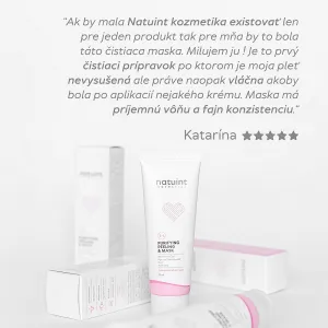 Natuint cosmetics - Maska a píling 2v1 - čistiaca