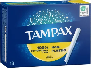 Tampax Regular tampóny s aplikátorom 18 ks