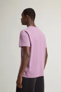 Tričko Woolrich Logo T-Shirt Grapeade