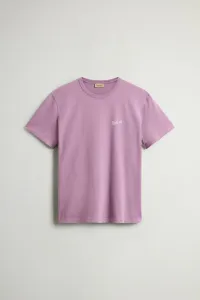 Tričko Woolrich Logo T-Shirt Grapeade