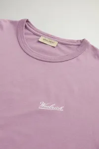 Tričko Woolrich Logo T-Shirt Grapeade