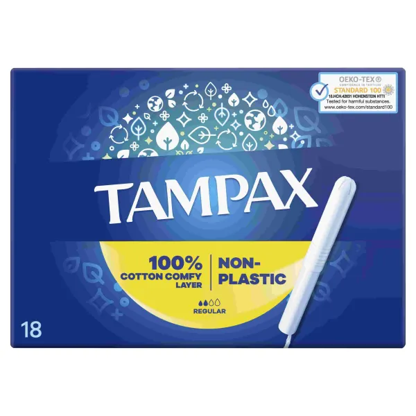 Tampax Regular tampóny s aplikátorom 18 ks