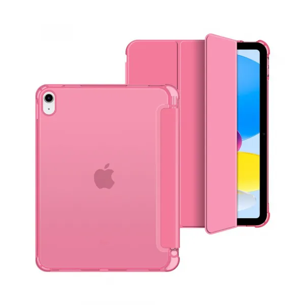 Tech-Protect SC Pen Hybrid puzdro na iPad 10.9'' 10gen 2022, ružové/priesvitné