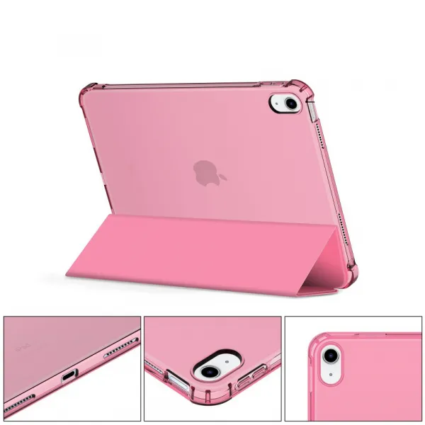 Tech-Protect SC Pen Hybrid puzdro na iPad 10.9'' 10gen 2022, ružové/priesvitné