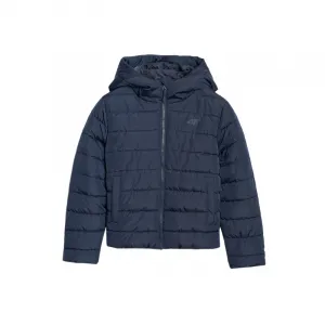 Chlapčenská bunda 4F JUNIOR DOWN JACKET U0704-4FJWAW25TDJAU0704-31S-NAVY