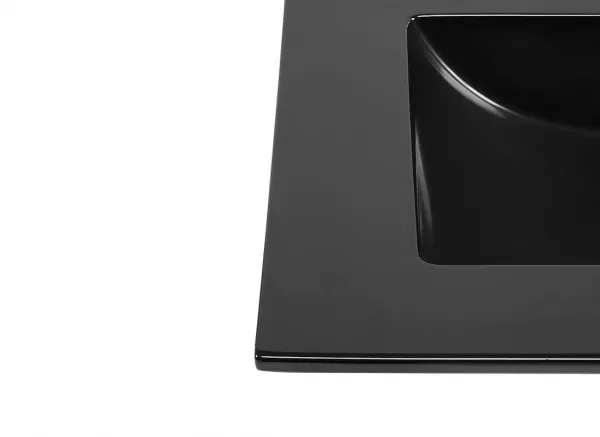 ArtCom Keramické umývadlo UM-LAVA 60 DP | čierna 60 cm