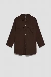 Marisse Women's Shirt L-Ko-4026 D.Oak