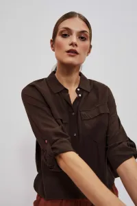 Marisse Women's Shirt L-Ko-4026 D.Oak