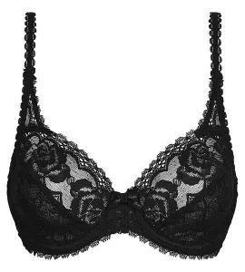 PLAYTEX RCS FLOWER ELEGANCE UNDERWIRE BRA - Dámska čipkovaná podprsenka s kosticou - čierna