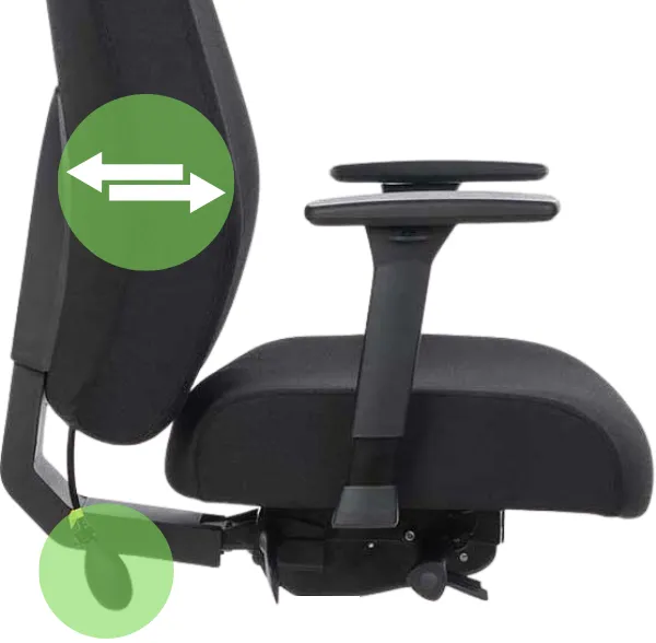 MERCURY Ergonomická záťažová kancelárska stolička ENDURANCE
