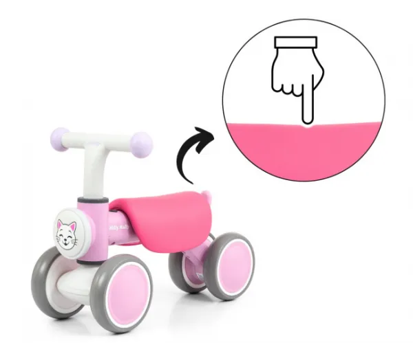 Detské odrážadlo Milly Mally York pink