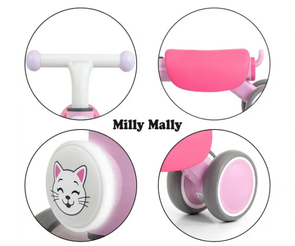 Detské odrážadlo Milly Mally York pink