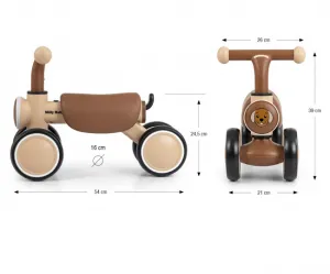 Detské odrážadlo Milly Mally York beige