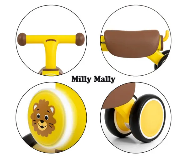 Detské odrážadlo Milly Mally York yellow