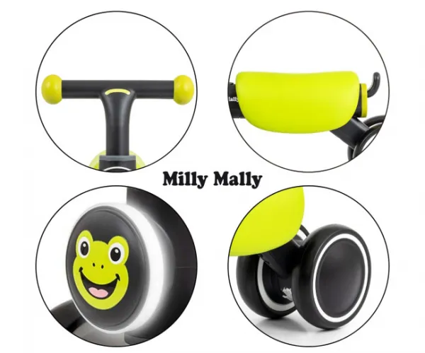 Detské odrážadlo Milly Mally York green