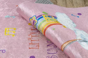 Detský koberec protišmykový BAMBINO 41870 Balerína, ružový