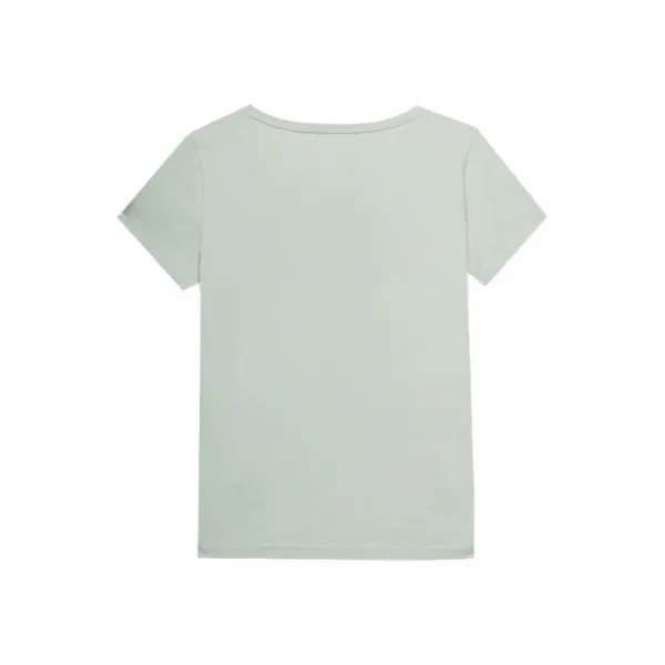 Dámske tričko s krátkym rukávom s v-výstrihom 4F TSHIRT-WSS24TTSHF1359-42S-LIGHT GREEN
