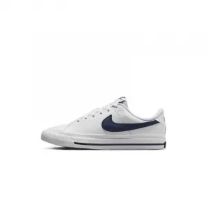 Chlapčenská rekreačná obuv NIKE Court Legacy white midnight navy