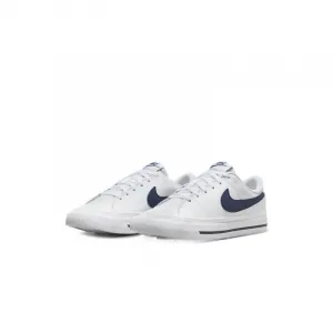Chlapčenská rekreačná obuv NIKE Court Legacy white midnight navy